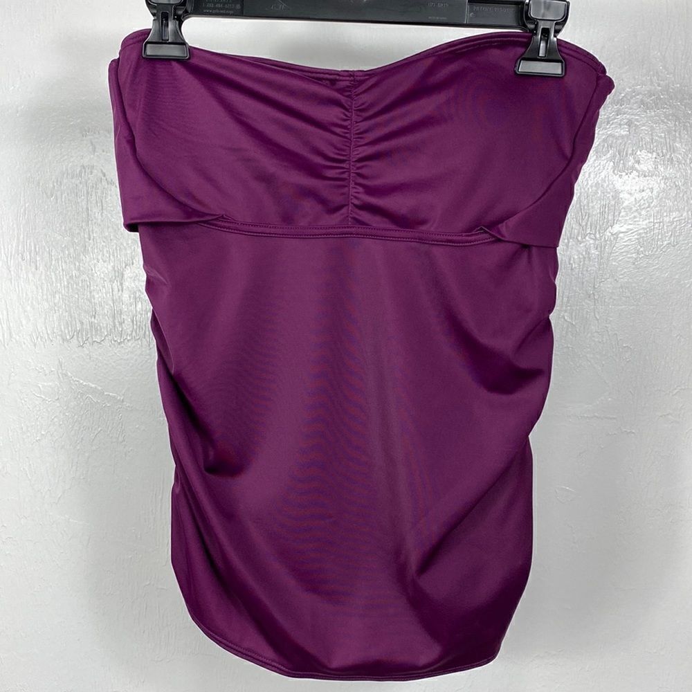 Soma Swim Halter Tankini Henna Plum